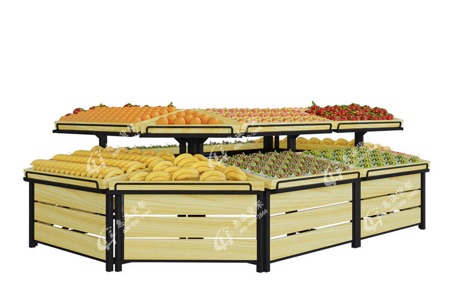 XO style customize fruit vegetable shelf