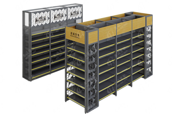 New style steel wood supermarket shelf/rack