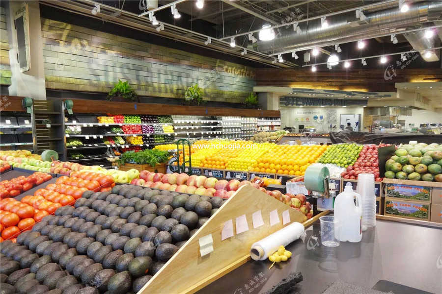 茂名海福超市果蔬货架