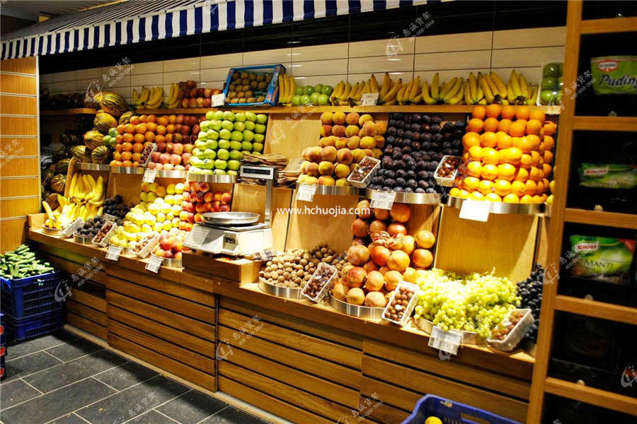东莞三友超市-不锈钢水果货架