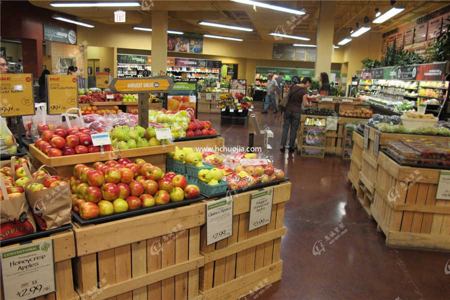 超市水果货架