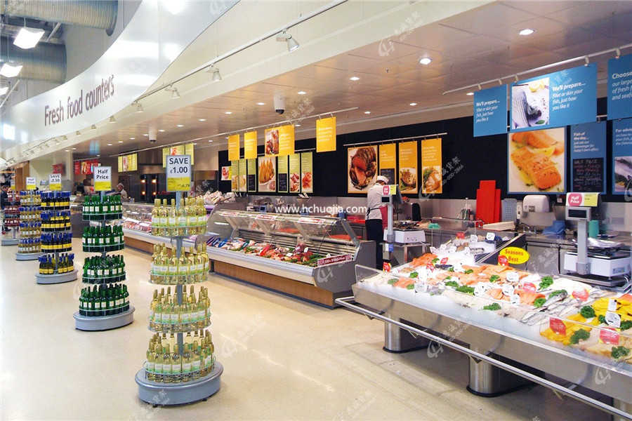 广州旺和生鲜超市货架