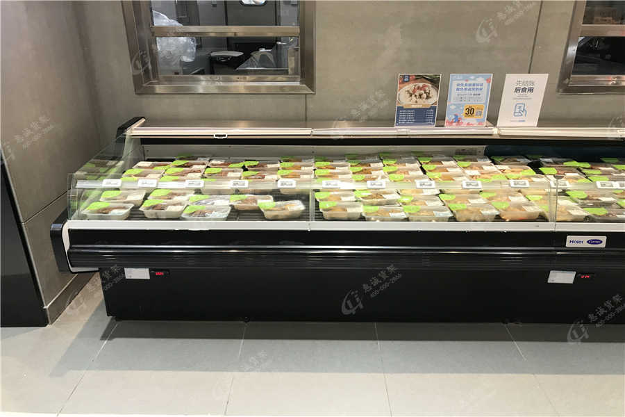 超市生鲜货架摆放图片