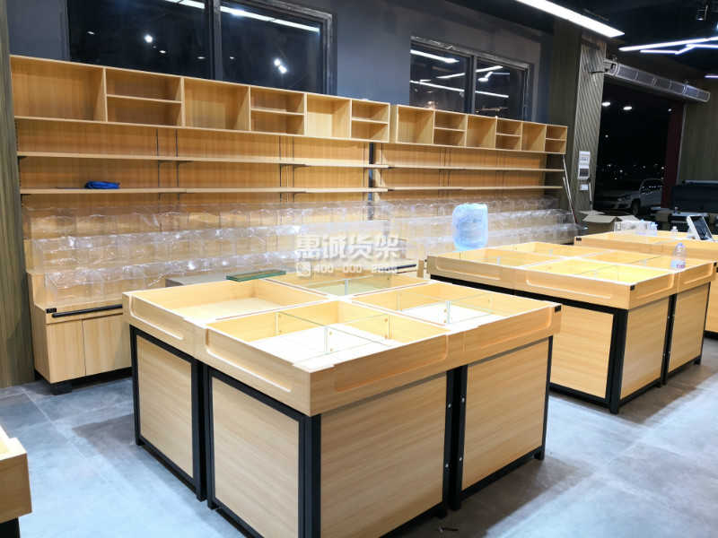 广州1000平超市散装零食货架展示