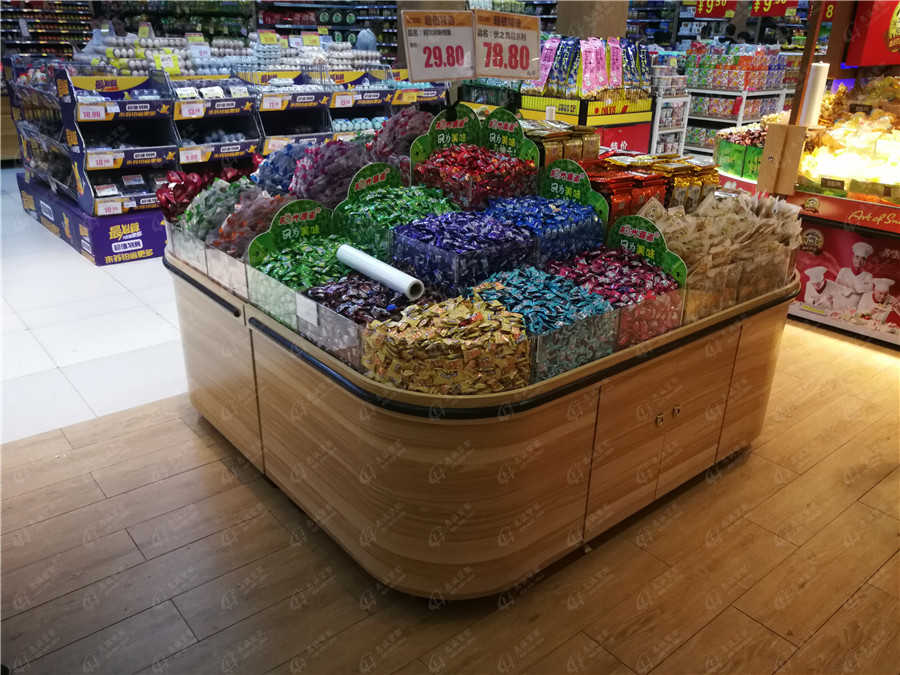 超市糖果货架