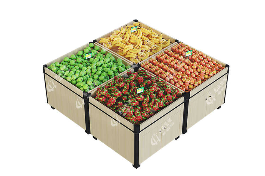 Supermarket fruit vegetable top gondola display shelf-SJDT