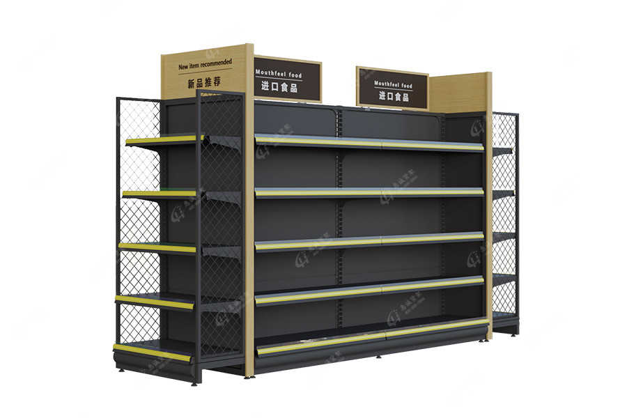 Supermarket display shelf shop rack retail shelving 