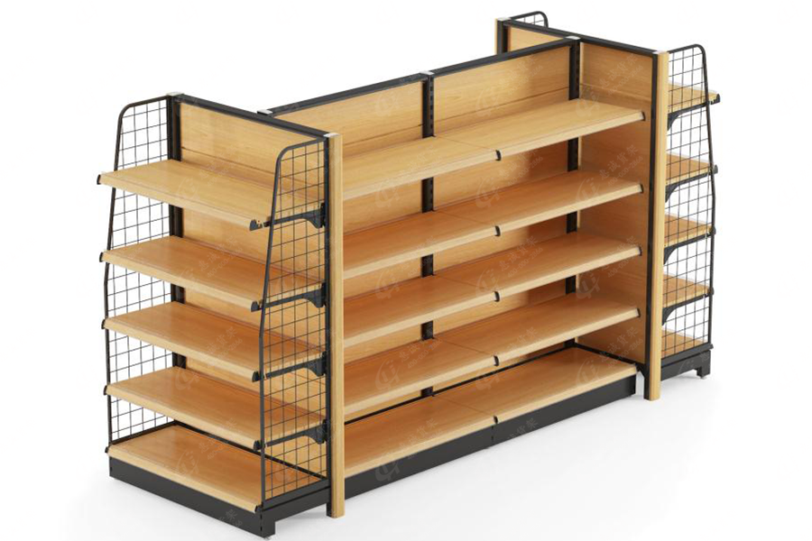 Mini Wooden Display Miniature, Wooden Supermarket Shelves