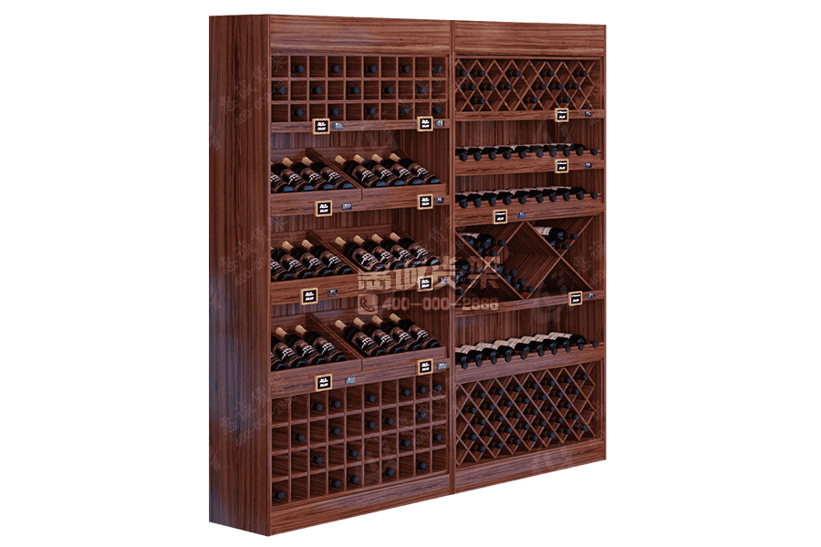 Wine Display Shelf-Wooden Wall Wine Shelves