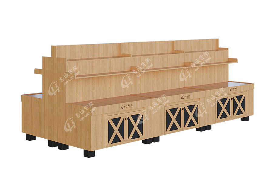 Huicheng Supermarket Wooden Center Shelf_PZLC