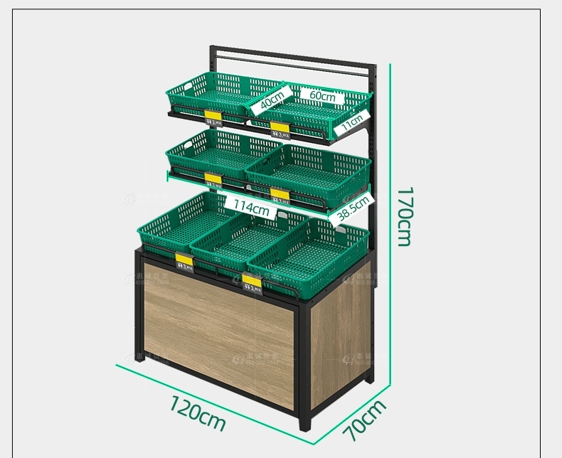 精品组合果蔬货架图片1-5